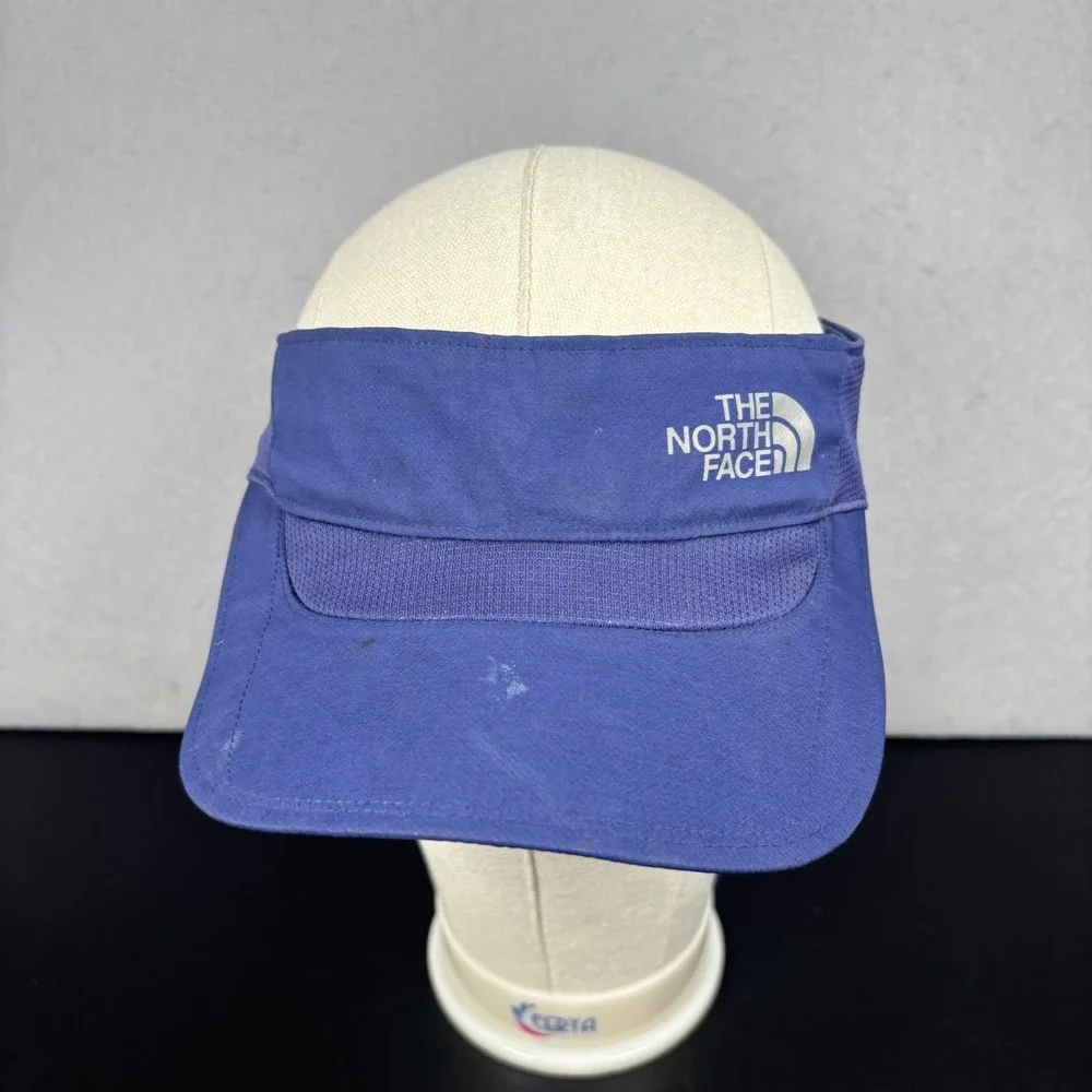 The North Face Flight Series Visor Hat Blue FlashDry Running Hiking Tennis Golf
